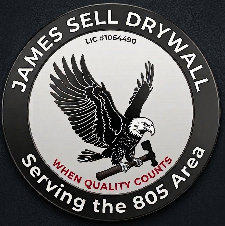 James Sell Drywall official seal — Licensed C-9 contractor, Serving the 805 Area